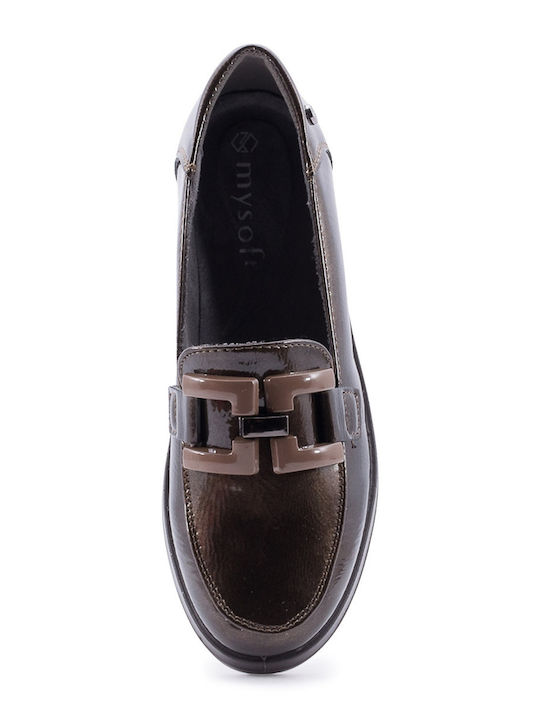 Women's Loafers in Brown Color