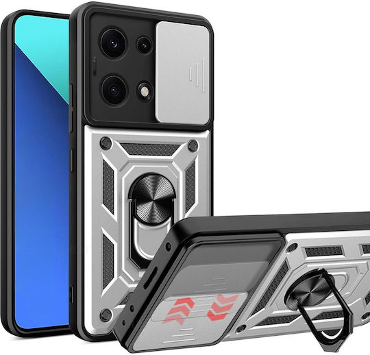 Bodycell Slide Cover Задна корица Сребрист (Xiaomi Note 14S)