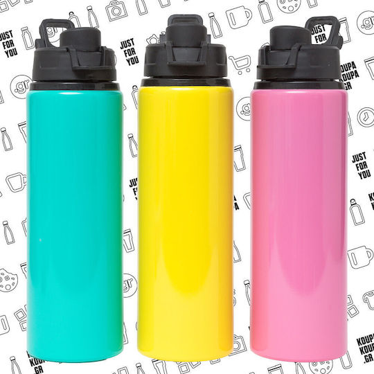 Koupakoupa Die Simpsons Bart Kinder Trinkflasche Aluminium mit Schraubverschluss Auslaufsicher 850ml