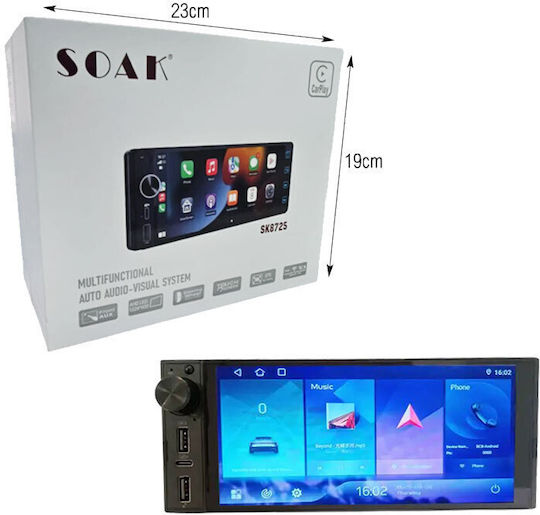 Οθόνη Αφής 9" για Ταμπλό Αυτοκινήτου με Bluetooth/USB/WiFi/GPS/Apple-CarPlay