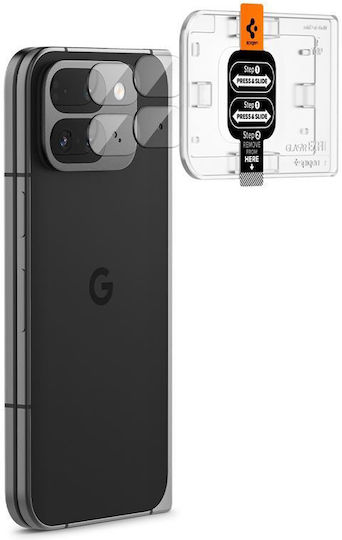 Spigen Optik EZ Fit Προστασία Κάμερας Tempered Glass Διάφανο για το Google Pixel 9 Pro Fold