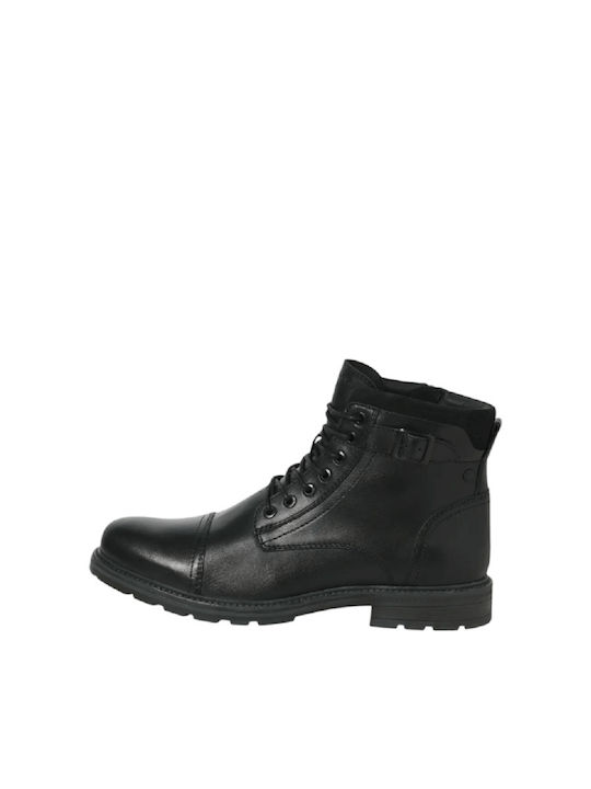 Leder Gray Herrenstiefel