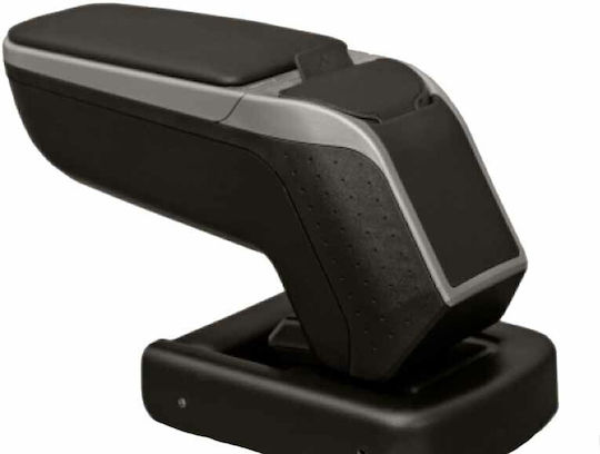 Rati Armster Consolă pentru cotiera mașinii Universal Fiat Punct / Grande Punto / Punto Evo Argintiu culoare