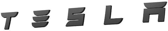 Spigen Tesla Rear Emblem Logo Full Cover Black for Tesla Model 3 2024 Acp08549