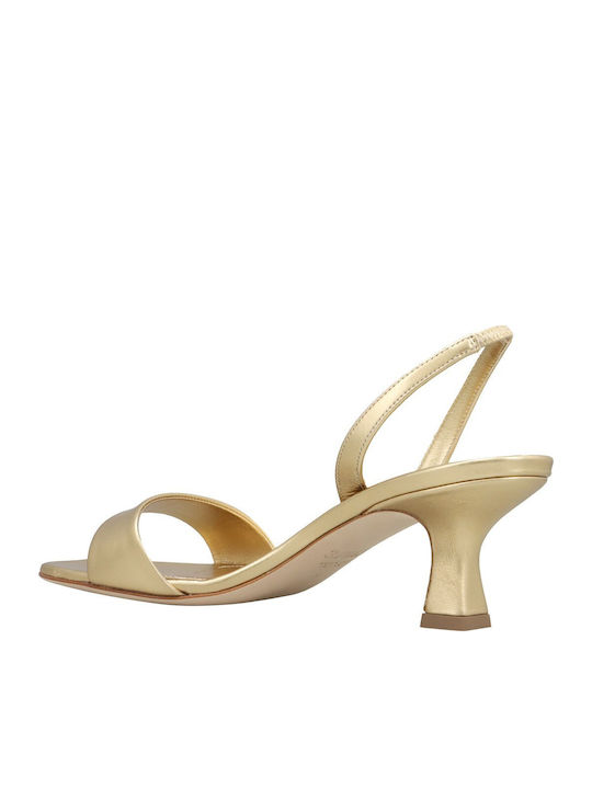 Leather Sandals Gold