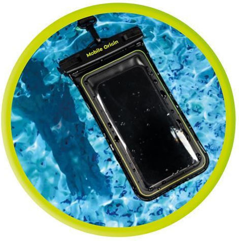 Mobile Origin Αδιάβροχη Θήκη έως 6.5" Μαύρο DBL-BLK-WHT01
