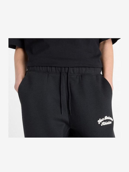 Sweatpants Wide Fleece Black