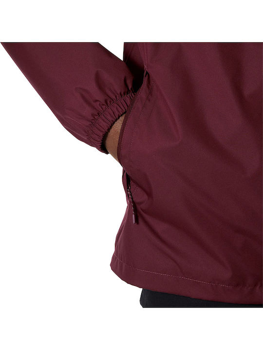 Fleece Jacket Waterproof and Windproof Burgundy