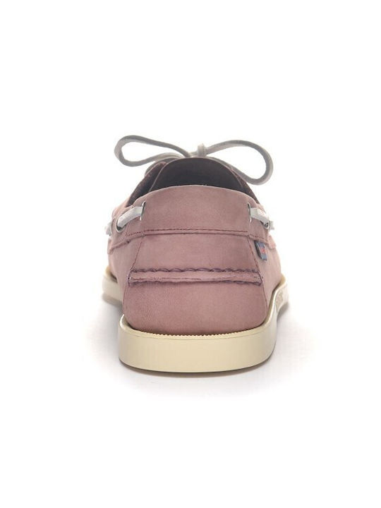 Docksides Portland Men's Leather Moccasins Pink