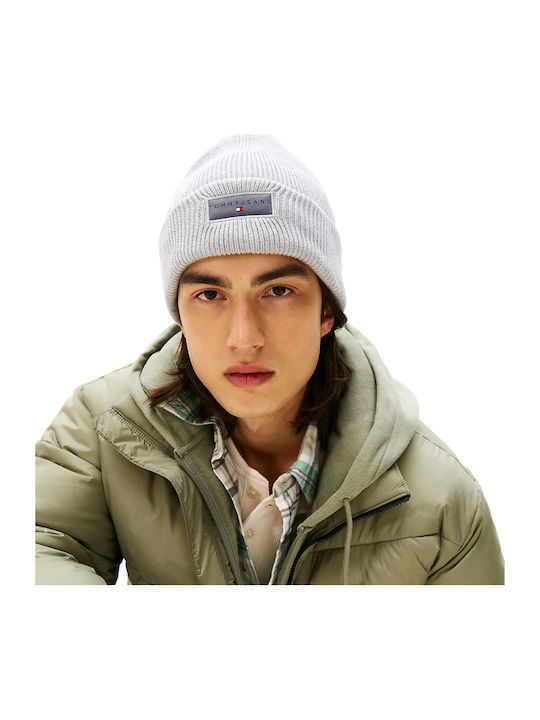 Beanie Ανδρικός Σκούφος Πλεκτός σε Γκρι χρώμα
