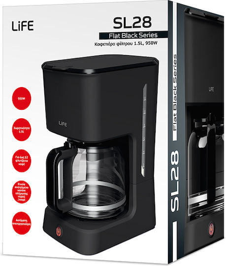 Life Sl28 Филтър кафе машина 950W