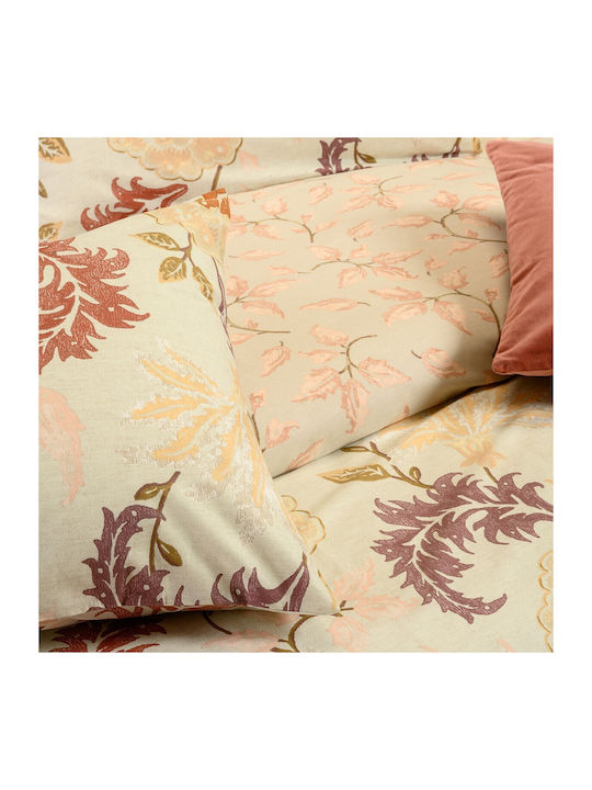 Melinen Duvet Cover Set Cotton Queen with 2 Pillowcases 225x245 Alessandro Apple
