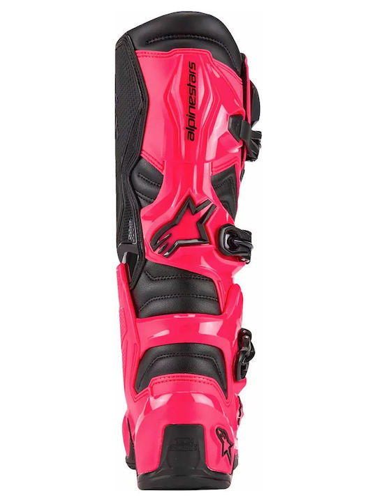 Alpinestars Tech 7 Ανδρικές Μπότες Motocross Ροζ