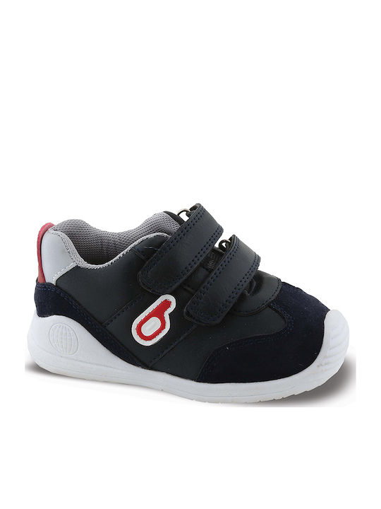 Παιδικά Sneakers με Σκρατς Navy Μπλε
