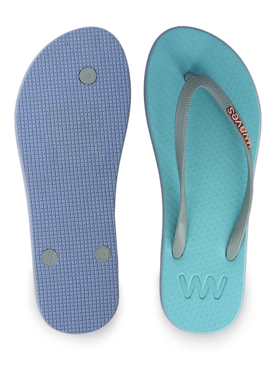 Frauen Flip Flops in Türkis Farbe