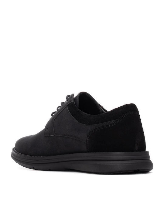 Men's Synthetic Leather Casual Shoes Black