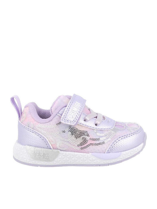 Παιδικά Sneakers με Σκρατς Λιλά
