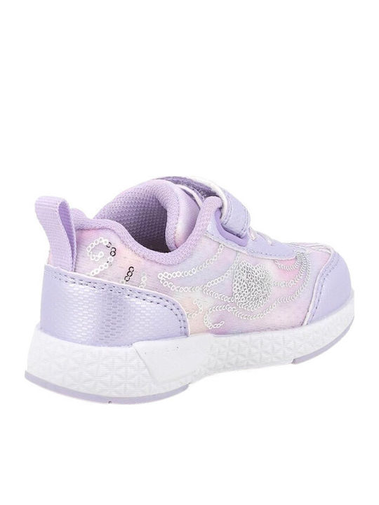 Παιδικά Sneakers με Σκρατς Λιλά