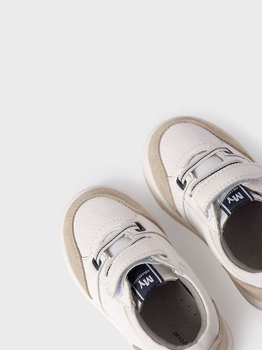 Παιδικά Sneakers με Σκρατς Λευκά