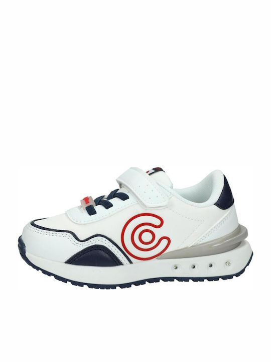Kids Sneakers with Scratch & Lights White