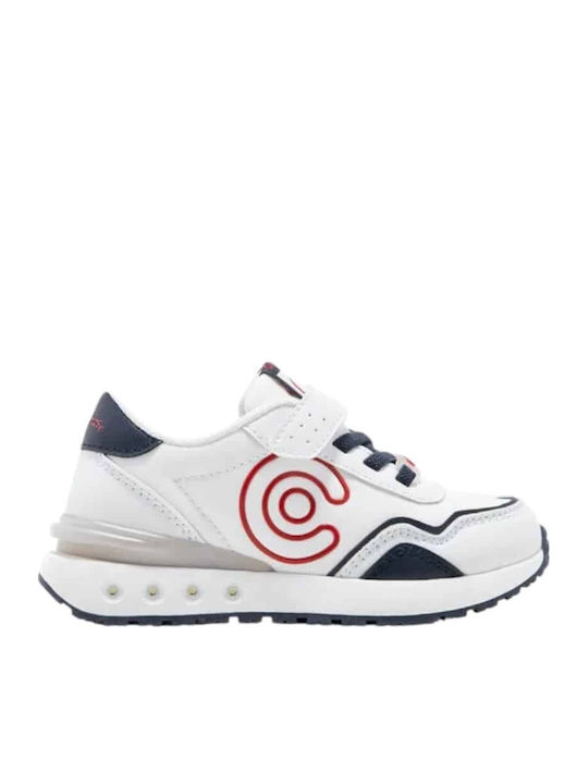 Kids Sneakers with Scratch & Lights White