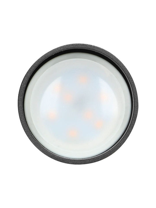 Redled Single Spot with Socket GU10 in Black Color