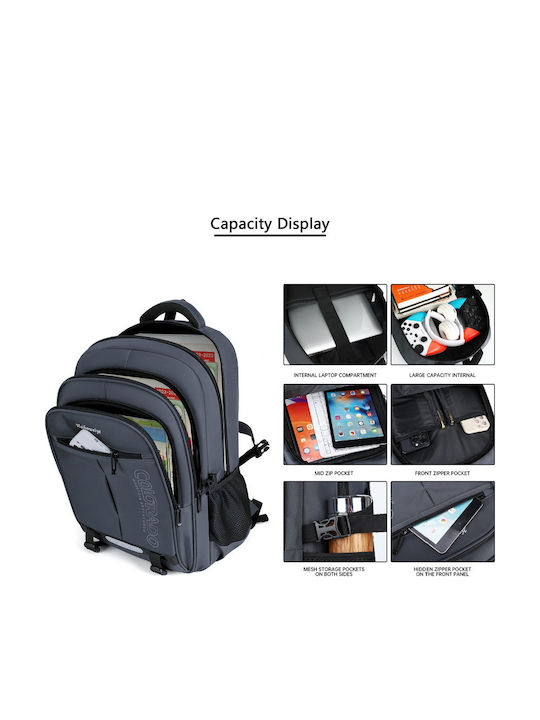 Backpack Αδιάβροχο 39lt Μαύρο