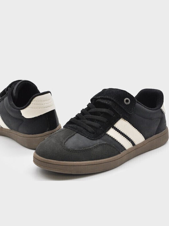 Casual Παιδικά Sneakers με Σκρατς Μαύρα