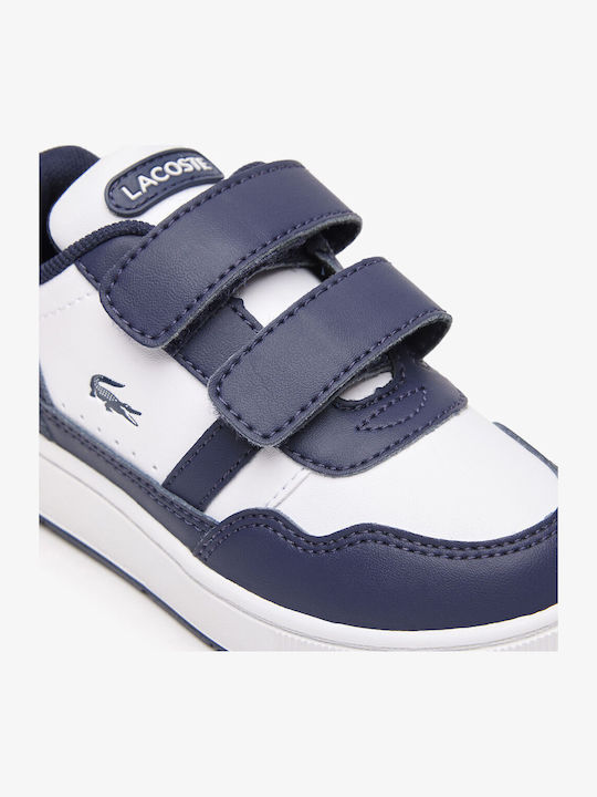 T-clip Kinder Sneakers mit Klettverschluss Weiß