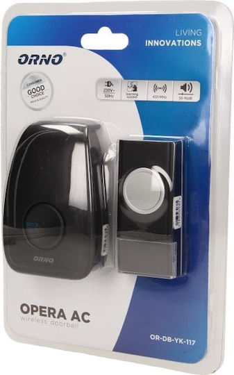 Redled Wireless Sonerie ușă Black