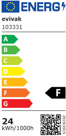 Evivak Vertieft LED-Panel 24W