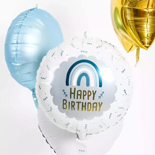 Luftballon Folie Blau 45cm