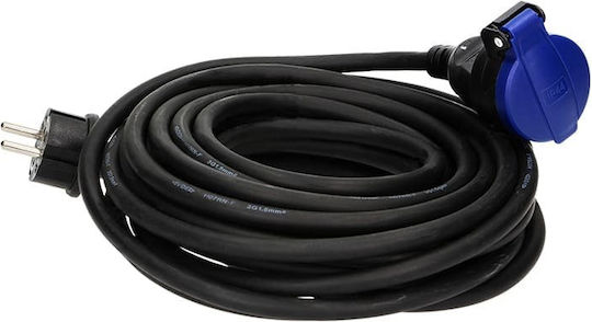 Redled Waterproof Extension Cable Cord 3 x 1.5mm²/20m Black