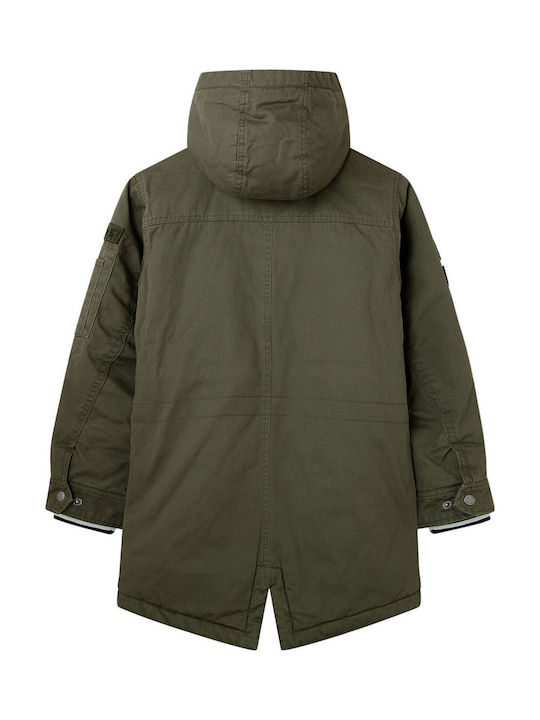 FRAZIER Kinder Mäntel & Jacken Parka Kurz mit Kapuze Grün