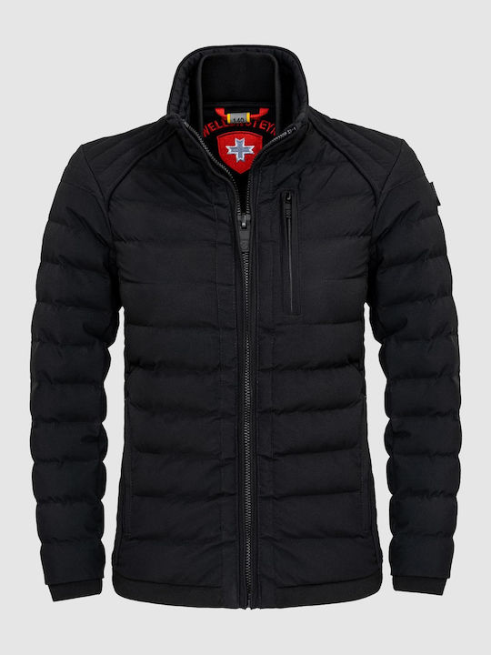 Kids' Quilted Jacket Short Black