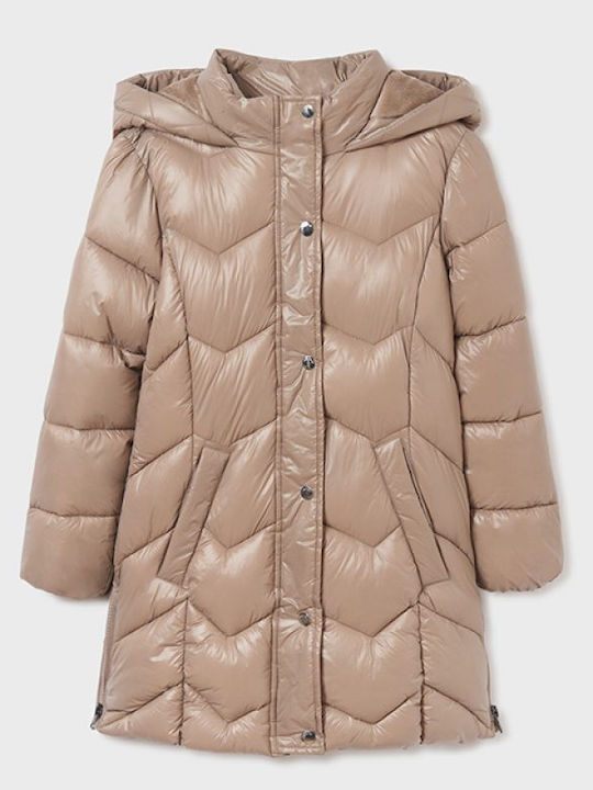 Ecofriends Kids Parka Long Hooded Brown