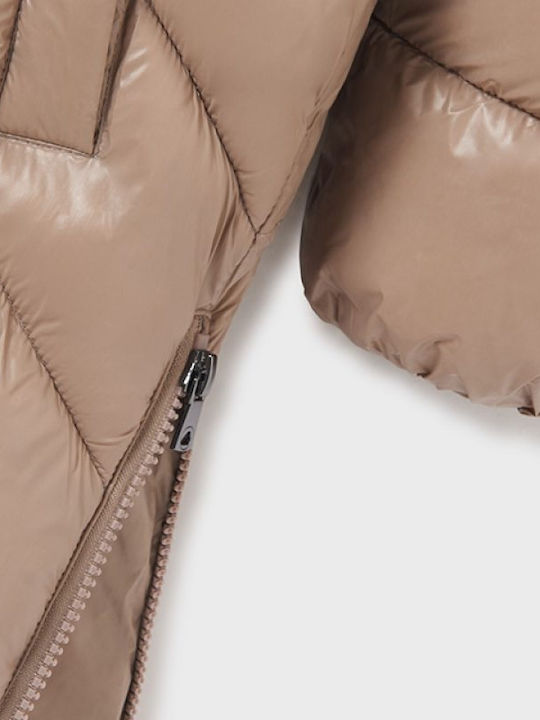 Ecofriends Kids Parka Long Hooded Brown