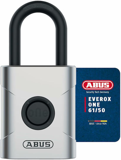 Abus Steel Padlock Brass Bluetooth Silver 1pcs