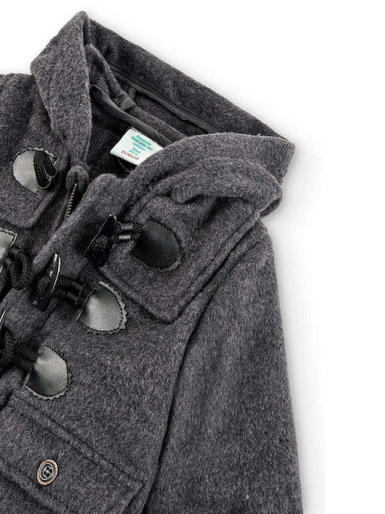 Kids' Coat Montgomery Long with Hood Gray