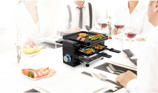 Princess Tabletop Grătar Electric Raclette Placă Striată 700W cu Termostat Reglabil 23bucx21buccm