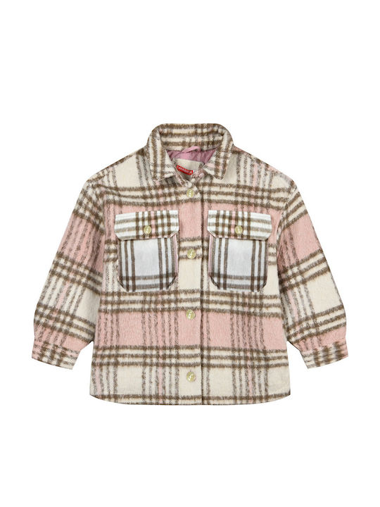 Kids' Casual Jacket Short with Hood Multicolour