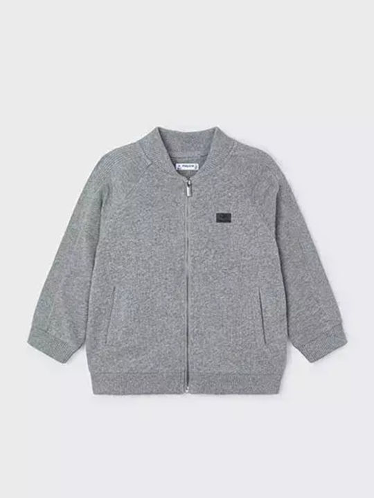 Kinderstrickjacke Baumwolle grau Wild Autumn