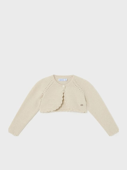 Kids Bolero Knitted Champagne (Champagne)