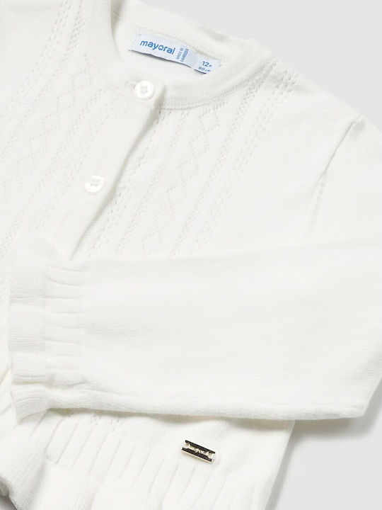 Kids Cardigan Knitted Ecru