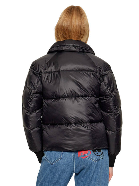 Jachetă de femei Puffer Black