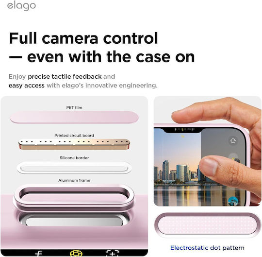 Elago Back Cover Σιλικόνης Λιλά (iPhone 17 Pro Max)