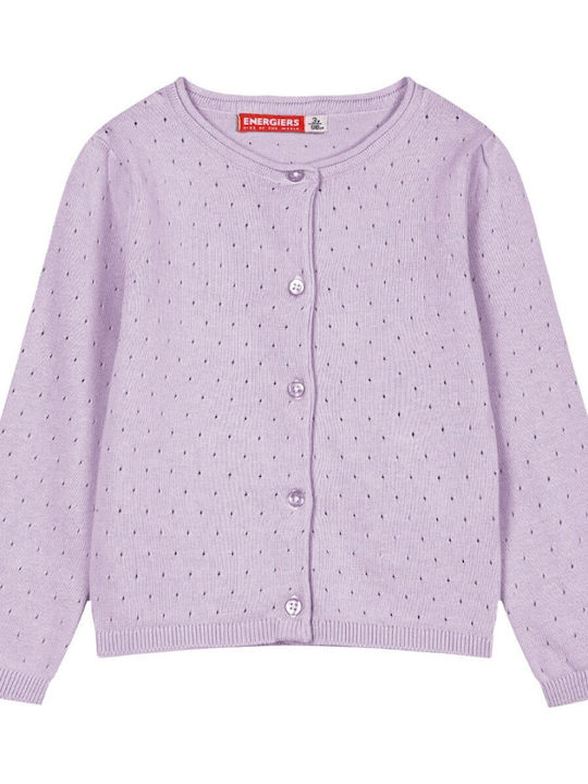 Kinderstrickjacke Gestrickt LILA