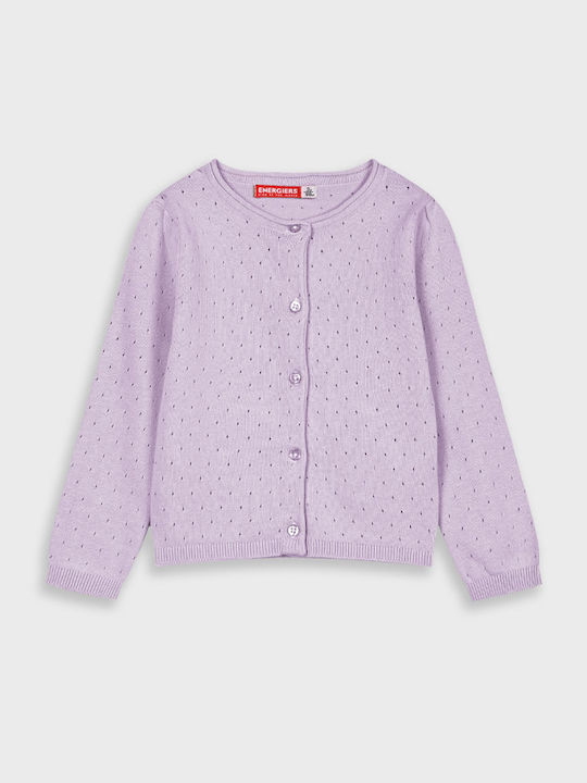 Kinderstrickjacke Gestrickt LILA