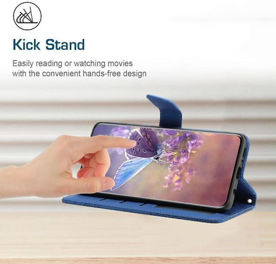 Butterfly Brieftasche Blau (TCL 605 4G / TCL 60 SE 4G)