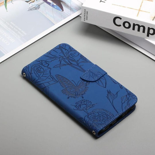 Butterfly Brieftasche Blau (TCL 605 4G / TCL 60 SE 4G)